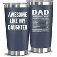 thumbnail image 1 of Fathers Day Gift For Dad - Birthday Gifts For Dad From Daughter - Husband Gifts - Unique Birthday Present Ideas For Father, Husband, New Dad, Bonus Dad From Daughter - 20 Oz Tumbler, 1 of 5