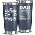 thumbnail image 1 of Fathers Day Gift For Dad - Birthday Gifts For Dad From Daughter, Son, Kids - Husband Gift - Birthday Present Ideas For Father, New Papa, Bonus Father From Daughter, Son - 20 Oz Tumbler, 1 of 5