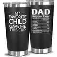 thumbnail image 1 of Fathers Day Gift For Dad - Birthday Gifts For Dad From Kids - Husband Gift - Birthday Present Ideas For Father, Husband, New Papa, Bonus Father From Daughter, Son - 20 Oz Tumbler, 1 of 6