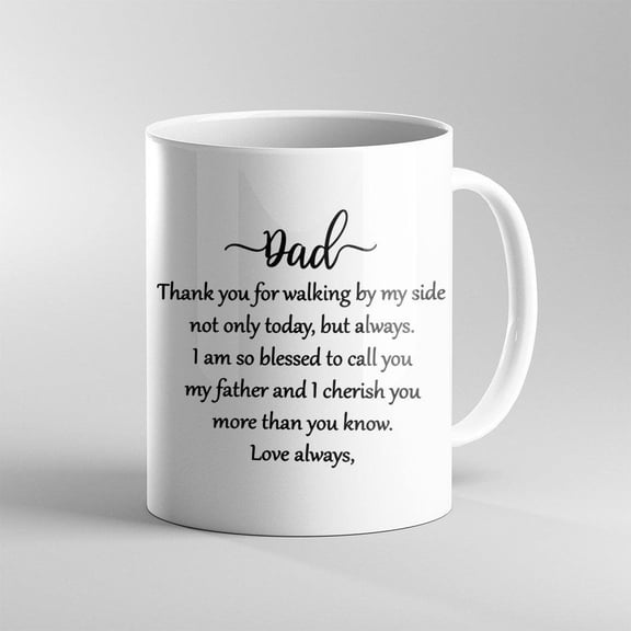 Fathers Day Gift Dear Dad Custom Name Mug