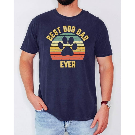 Fathers Day Gift For Dog Owner, Funny Dog Lover Gift, Best Dog Dad Ever Shirt, Best Dod Daddy Shirt Gift For Grandpa, Dog Dad Tee