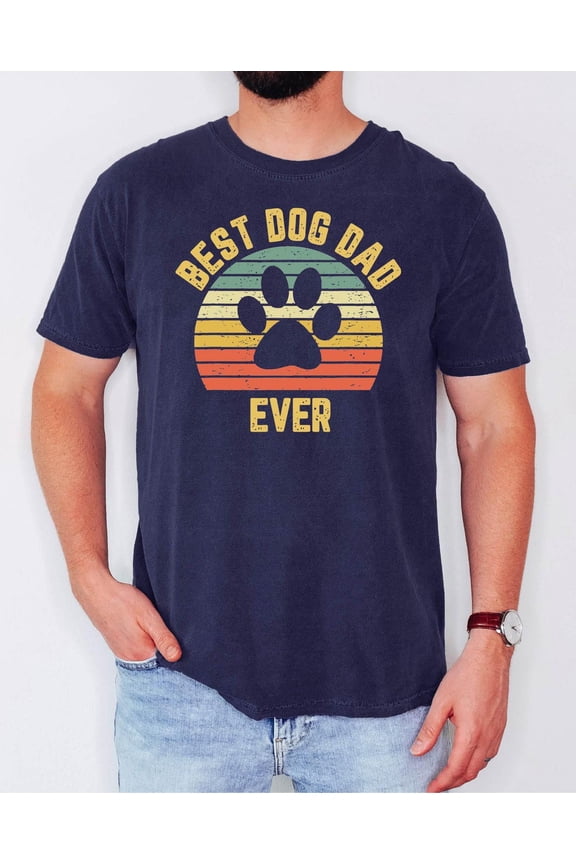 Fathers Day Gift For Dog Owner, Funny Dog Lover Gift, Best Dog Dad Ever Shirt, Best Dod Daddy Shirt Gift For Grandpa, Dog Dad Tee