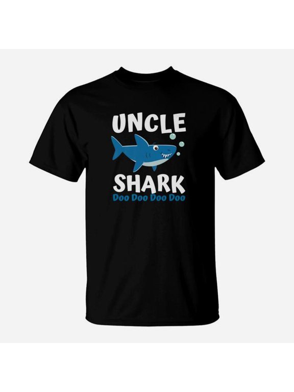 Fathers Day Gift For Uncle Brother Son Uncle Shark Doo Doo Premium TShirt