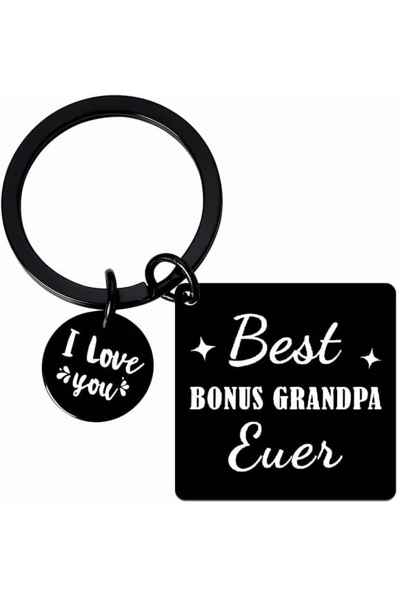 Fathers Day Gift for Grandpa Keychain for Men 2025 Retirement Gifts for Papa Birthday Gifts from Grandson Granddaughter Best Bonus Grandpa Gift Ideas Grandfather Father's Day Gifts from Grandkids