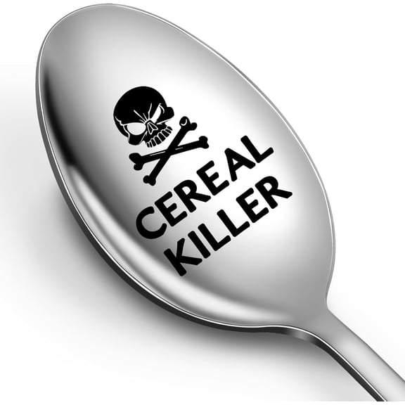 Fathers Day Gift for Dad Husband Grandpa, Gifts for Him Men Kids Boyfriend Teen Boys, Gag Gifts Cereal Killer Spoon, Mens Stocking Stuffers