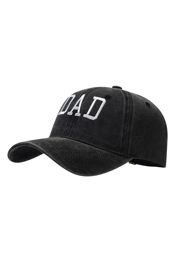 Fathers Day Gifts for Dad, Audhol Mom and Dad Hats Fathers Day Mom Dad Gifts Hat Embroidered Adjustable Baseball Caps Gift for Couples Parents Dad Hat Black1 A