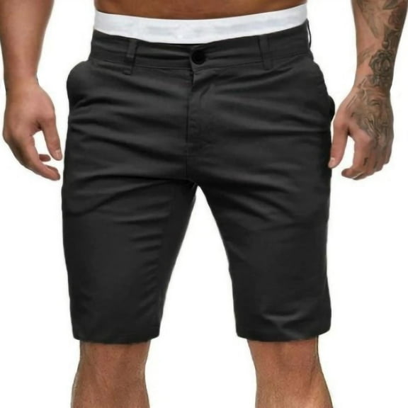 Fathers Day Gifts Dgankt Gifts for Men Mens Slim Fit Shorts Stretch Chino Short Pants