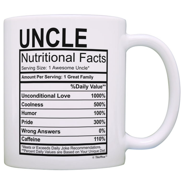 You Put The Great In Great Uncle - Funny Ceramic Coffee Mug (11 Oz) For Christmas & Birthday Gifts