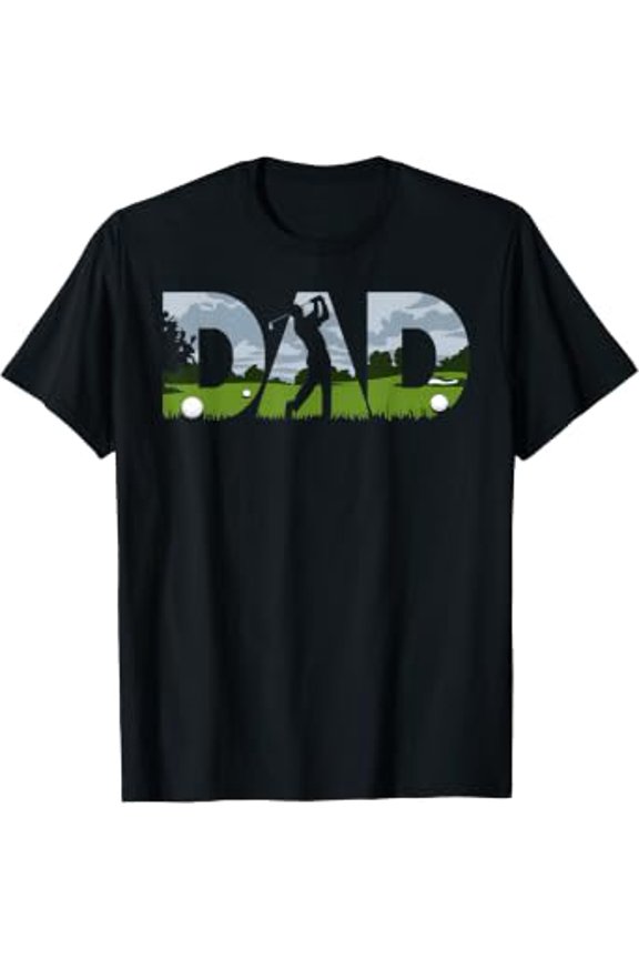 Fathers Day Golfer Mens Golf Dad T-Shirt