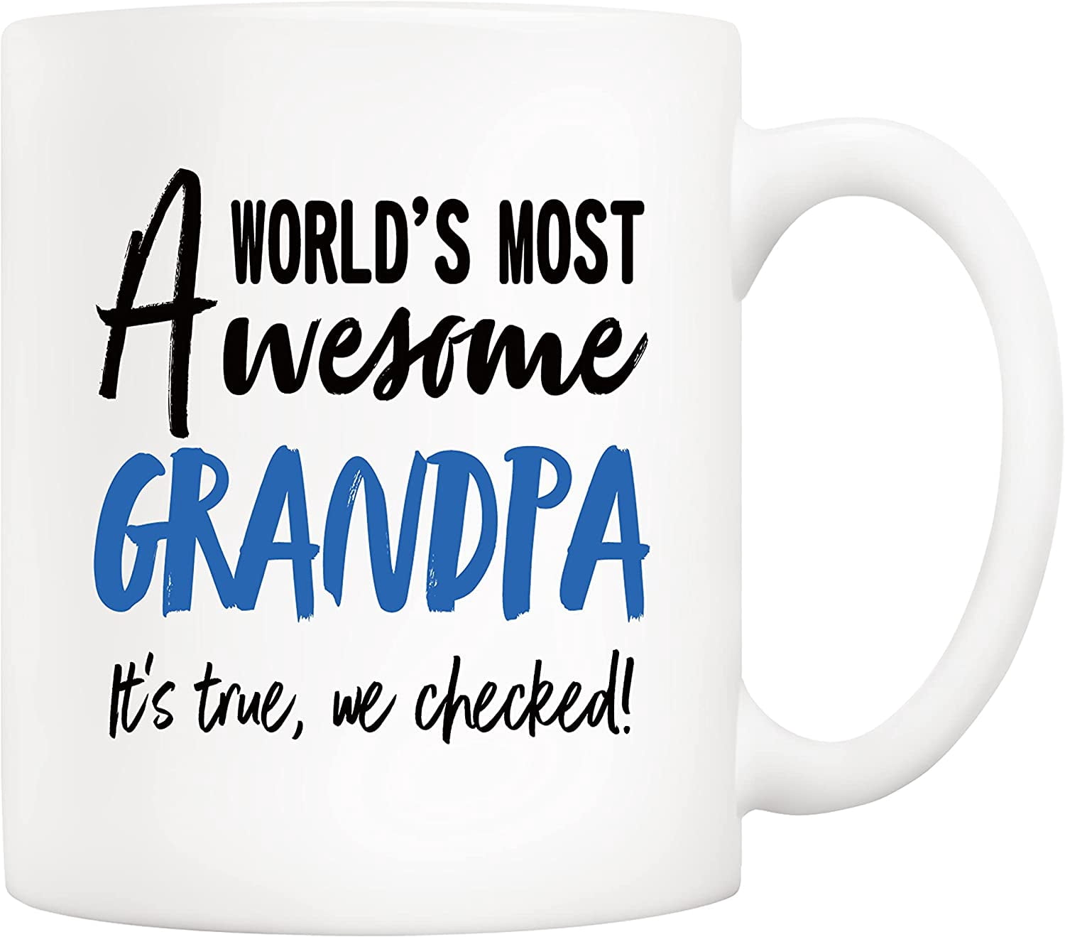 Fathers Day Great Grandpa Mug from Granddaughter Grandson, World's Most