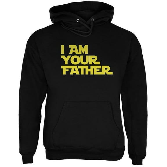 Fathers Day - I Am Your Father Black Adult Hoodie - X-Large