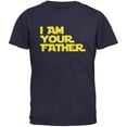 thumbnail image 1 of Fathers Day - I Am Your Father Navy Adult T-Shirt - 2X-Large, 1 of 1