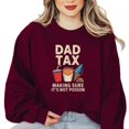 thumbnail image 1 of Fathers Day Joke Funny Meme Humorous Celebration Gift Sweatshirt, for men & women, up to size 5XL, 1 of 3