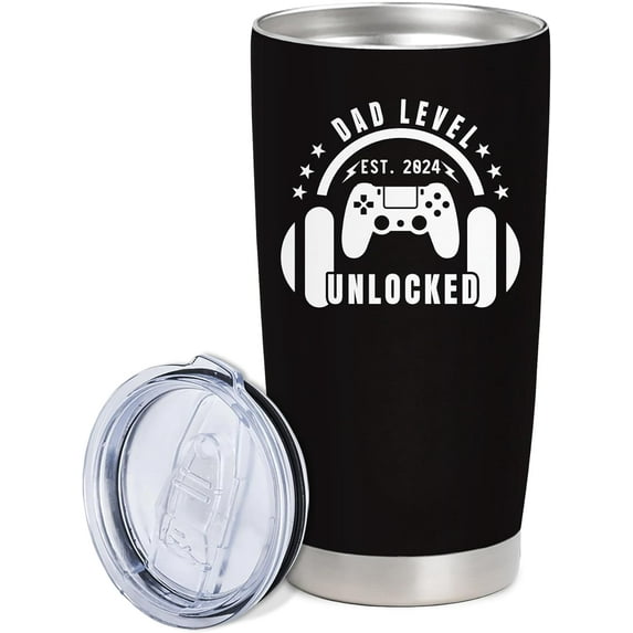 Fathers Day New Dad Gifts, New Dad Gifts for Men, First Time Dad Gifts from Wife, Expectant Dad Gifts, Gifts for New Dads of Daughters, Dad to Be Gifts 20oz Coffee Tumbler