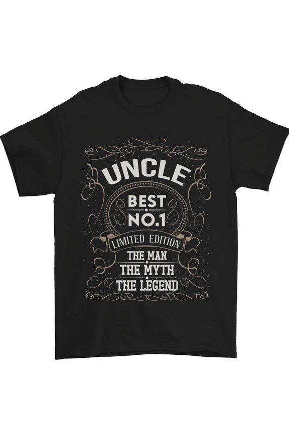 Fathers Day No 1 Uncle Man Myth Legend T-Shirt