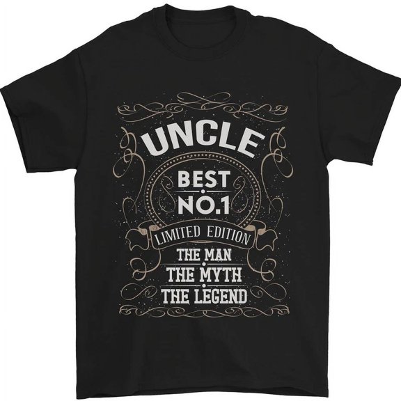 Fathers Day No 1 Uncle Man Myth Legend T-Shirt