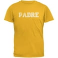 thumbnail image 1 of Fathers Day - Padre Gold Adult T-Shirt - Small, 1 of 1