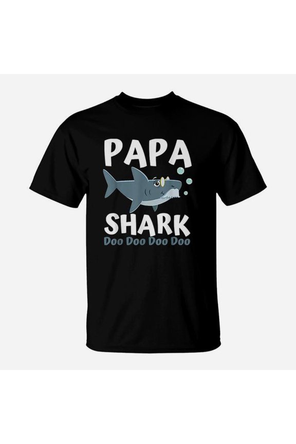 Fathers Day Papa Shark Doo Doo TShirt
