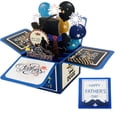 thumbnail image 1 of Fathers Day Pop Up Card Fathers Day Card 3D Pop Up Greeting Card Happy Fathers Day Card from Daughter Son Kids for Dad Daddy Father Men Gifts for Husband from Wife, 1 of 3