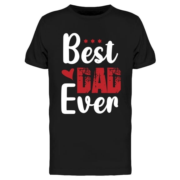 Fathers Day Quote  T-Shirt Men -Image by Shutterstock, Male Large