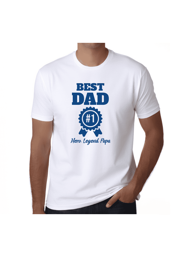 Fathers Day Shirt Dad Shirt Papa Shirt First Fathers Day Gifts #1 Dad Shirt for Men