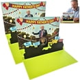 thumbnail image 1 of Fathers Day Talking Pop Up Card with Light & Sound - Plays Real Voice, Funny 3D Pop Up Greeting Card, Presidential Podium Scene, Funny Fathers Day Surprise for Dad(green 2pcs)Q, 1 of 7