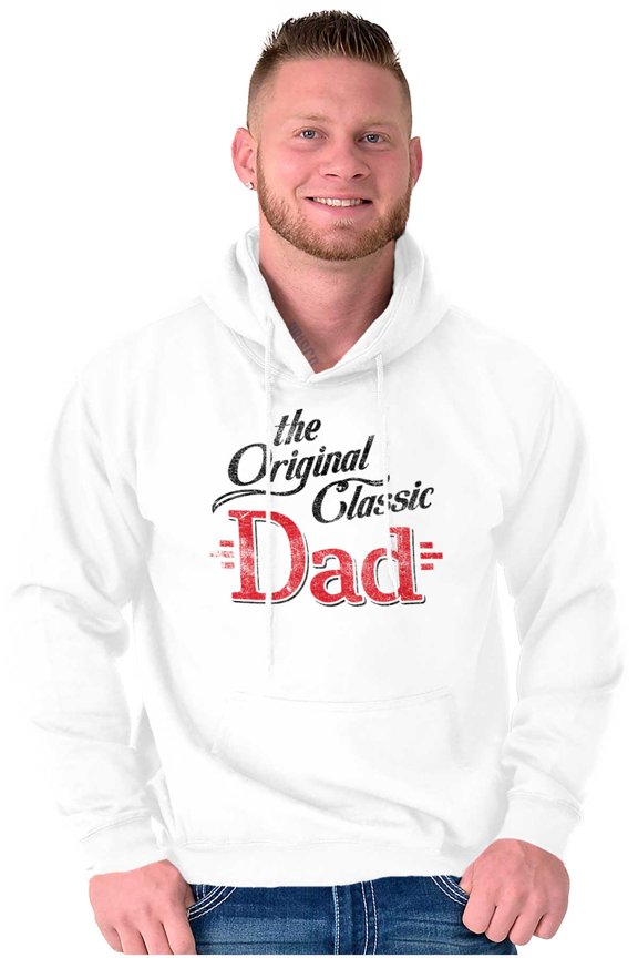 Fathers Day The Original Classic Dad Hoodie Hooded Sweatshirt Men Brisco Brands L