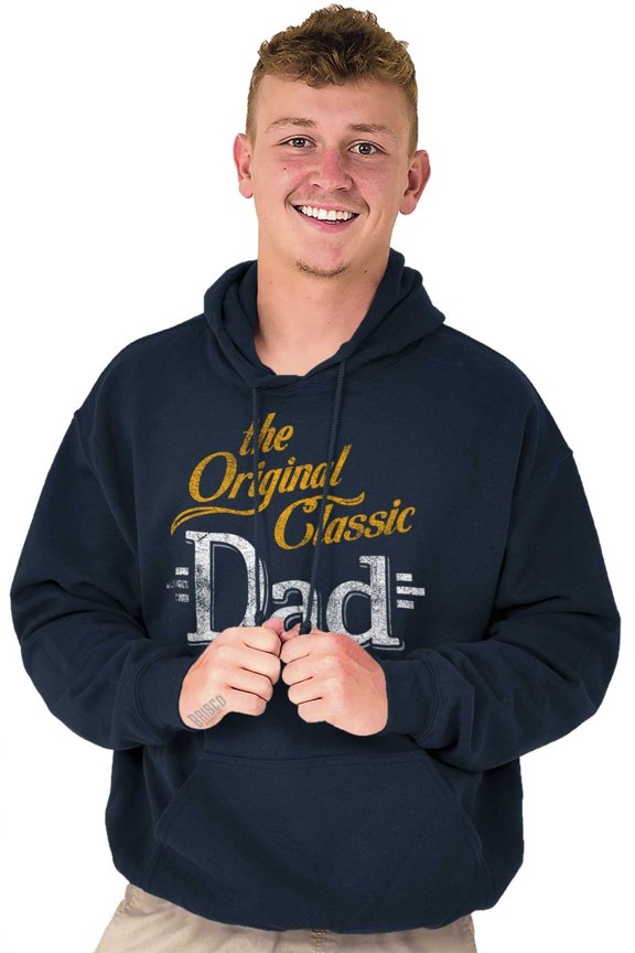 Fathers Day The Original Classic Dad Hoodie Hooded Sweatshirt Men Brisco Brands S
