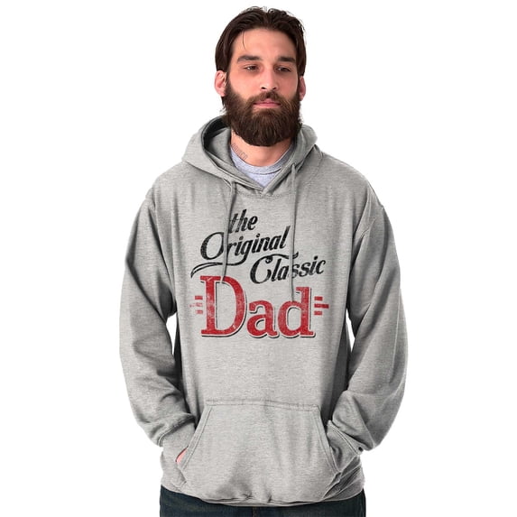Fathers Day The Original Classic Dad Hoodie Hooded Sweatshirt Men Brisco Brands S