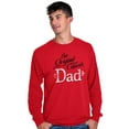 thumbnail image 1 of Fathers Day The Original Classic Dad Men's Big & Tall Long Sleeve Graphic Tee Brisco Brands 2X, 1 of 3