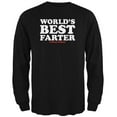 thumbnail image 1 of Fathers Day - World's Best Farter Black Adult Long Sleeve T-Shirt - Large, 1 of 1