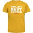 thumbnail image 1 of Fathers Day - World's Best Farter Gold Adult T-Shirt - X-Large, 1 of 1