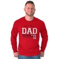 thumbnail image 1 of Fathers Day World's Greatest Dad No 1 Men's Big & Tall Long Sleeve Graphic Tee Brisco Brands 2X, 1 of 3