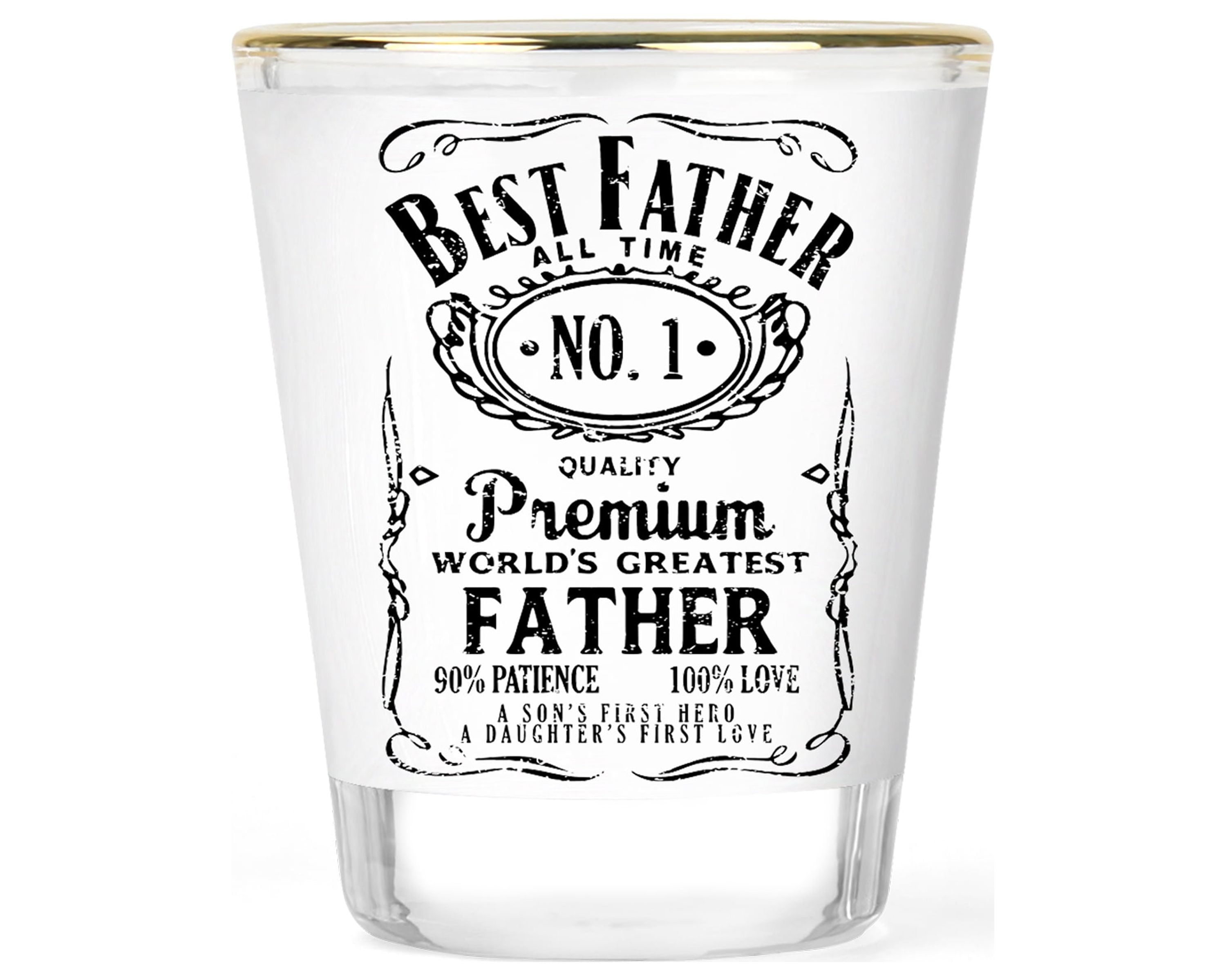 Fathers Gift | Father's Day Shot Glass | Funny Shot Glass | Gift for Dad | Stepdad Gift | Happy Fathers Day | Father Birthday Gift | New Dad Gift