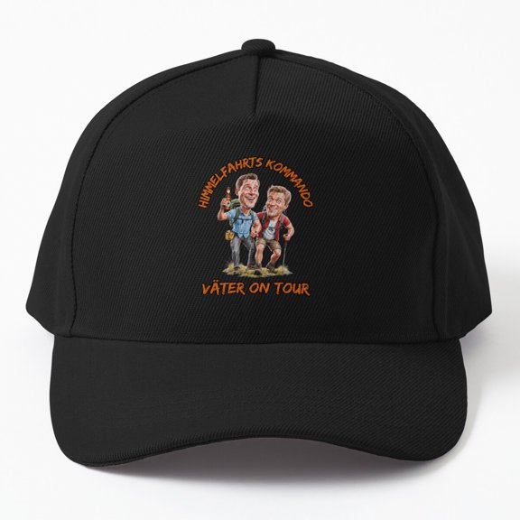 Fathers on Tour Baseball Cap, Father's Day Ascension Day Command Graphic Design, Classic Hat