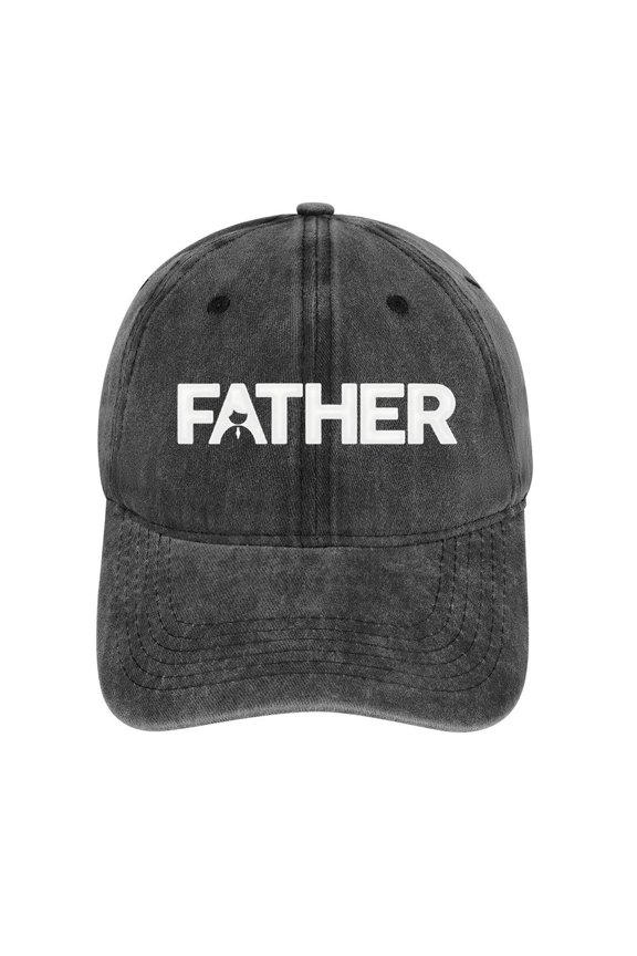 Fathor Charcoal Hat Adjustable Funny Fashion Unisex Baseball Cap for Men Women