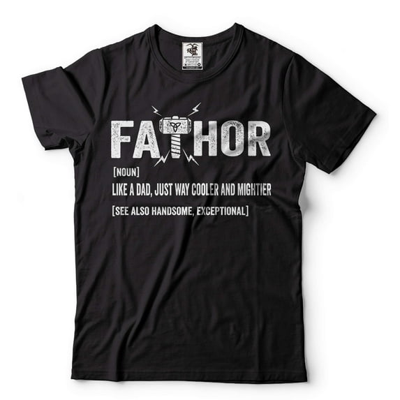 Fathor Definition Shirt Funny Father Shirt Dad Shirt Fathers Day Shirts Fathers Day Gift Ideas (4X-Large Black)