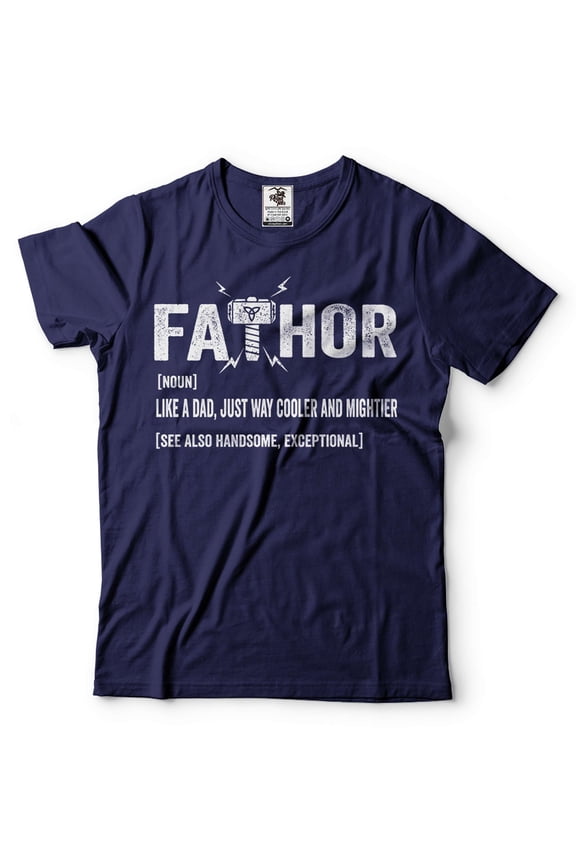 Fathor Definition Shirt Funny Father Shirt Dad Shirt Fathers Day Shirts Fathers Day Gift Ideas (X-Large Navy Blue)