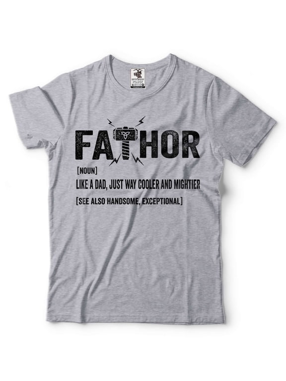 Fathor Definition Shirt Funny Father Shirt Dad Shirt Fathers Day Shirts Fathers Day Gift Ideas (XX-Large Grey)