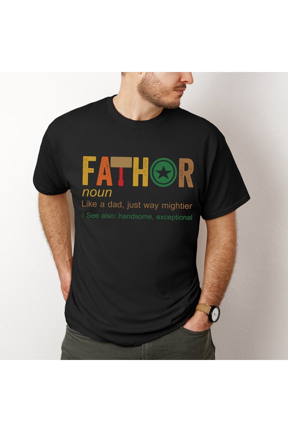 Fathor Shirt: Superhero Dad T-Shirt All Size S-5Xl