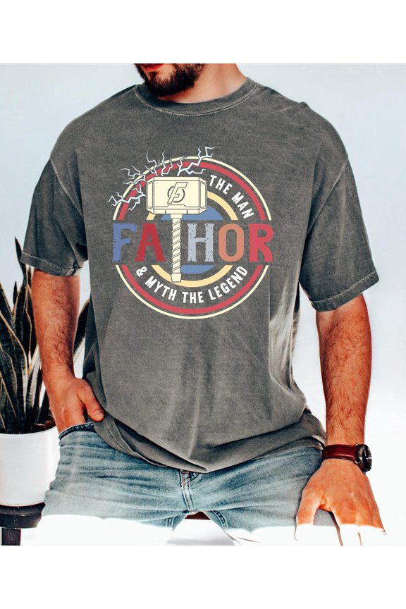 Fathor Shirt: Thor Dad Tee, Superhero TSHIRT All Size S-5XL