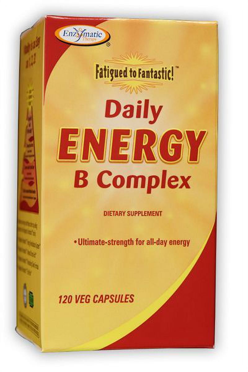Fatigued to Fantastic Daily Energy B Complex Enzymatic Therapy Inc. 120 Caps