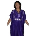 thumbnail image 1 of Fatima Handmade Caftan Purple, 1 of 5