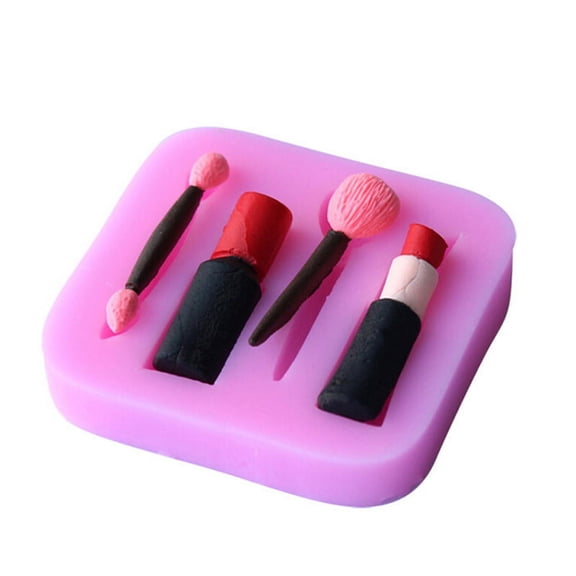 Fation DIY 3D Cake Decorating Lipstick Shape Fondant Sugar Cake Silicone Mold Art Tools