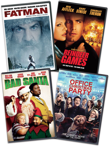 Fatman / Reindeer Games / Bad Santa / Office Xmas Party (Holiday 4-Pack Bundle) (DVD), Paramount, Holiday - image 1 of 1