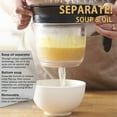 thumbnail image 1 of Fats Separator for Gravys, 4 Cup Grease Separator with Scale, 32oz Grease Separator with Measuring Cup and Filter, 1 of 5
