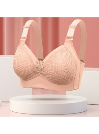 Fattazi Coluckor Front Closure Back Smoothing Bra Deep Cup Bras Full Back  Incorporated Coverage Hides Back Fat Bra