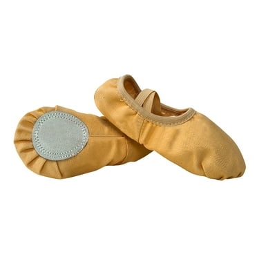 Soft Leather Ballet Shoes/Ballet Slippers/Dance Shoes (Toddler/Little ...