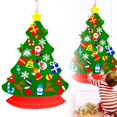 thumbnail image 1 of Fattazi DIY Felt Christmas Tree for Toddlers Kids Gift, 3FT Wall Hanging Xmas Tree with 26 Ornaments, Educational Holiday Toy for Boys Girls, 1 of 7