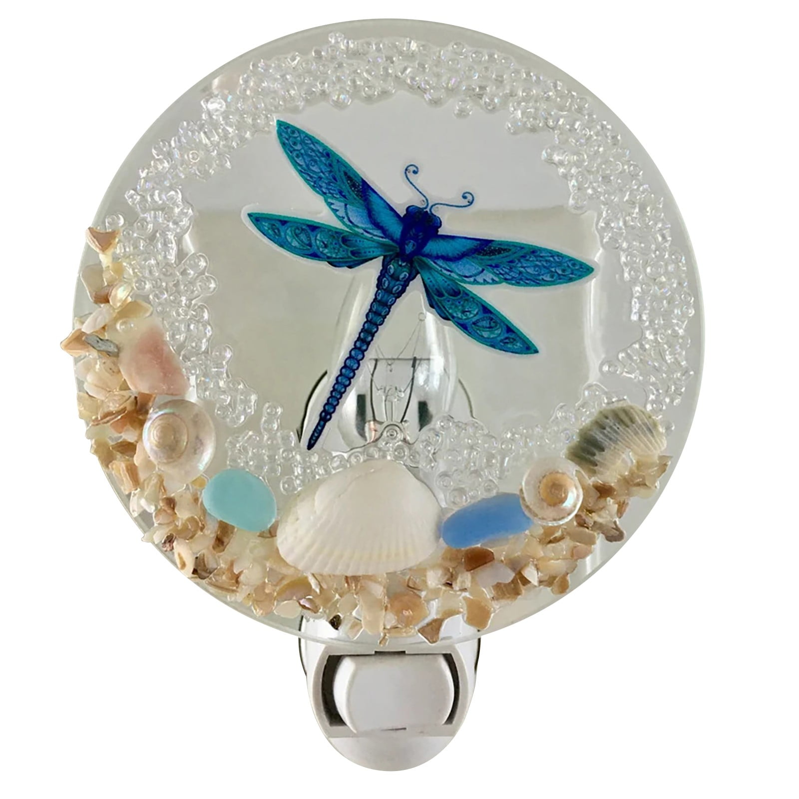 Fattazi Sea Turtle Seashell Beach Night Light Plug In Seashell Night